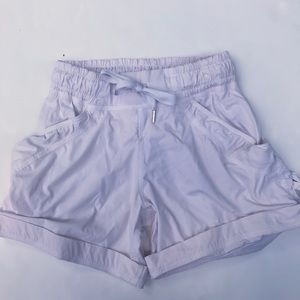 Lululemon white cargo shorts